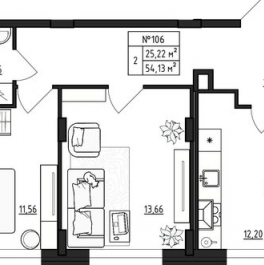 Продажа 2-комн квартиры на вторичном рынке Малое Верево, Сиреневая улица,  д. 25 к1
