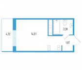 Продать Квартиры в новостройке Шушары п., Окуловская ул.   1