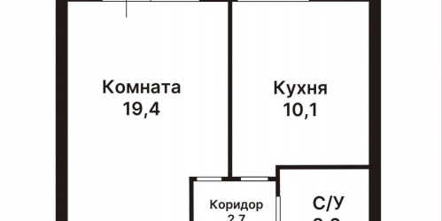 1-комн квартира Боровая улица,  д. 6