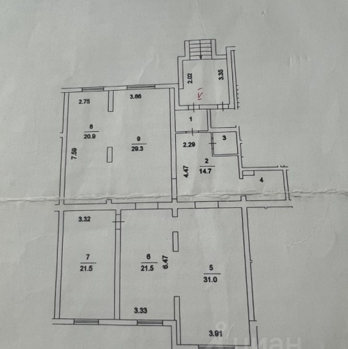 Помещение свободного назначения улица Островитянова,  д. 9 к5