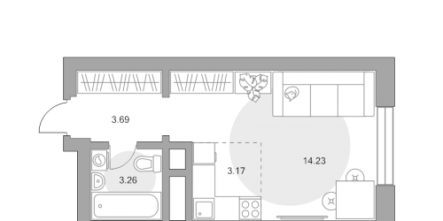 Студия Красногорск г., Королёва ул.,  к. 2