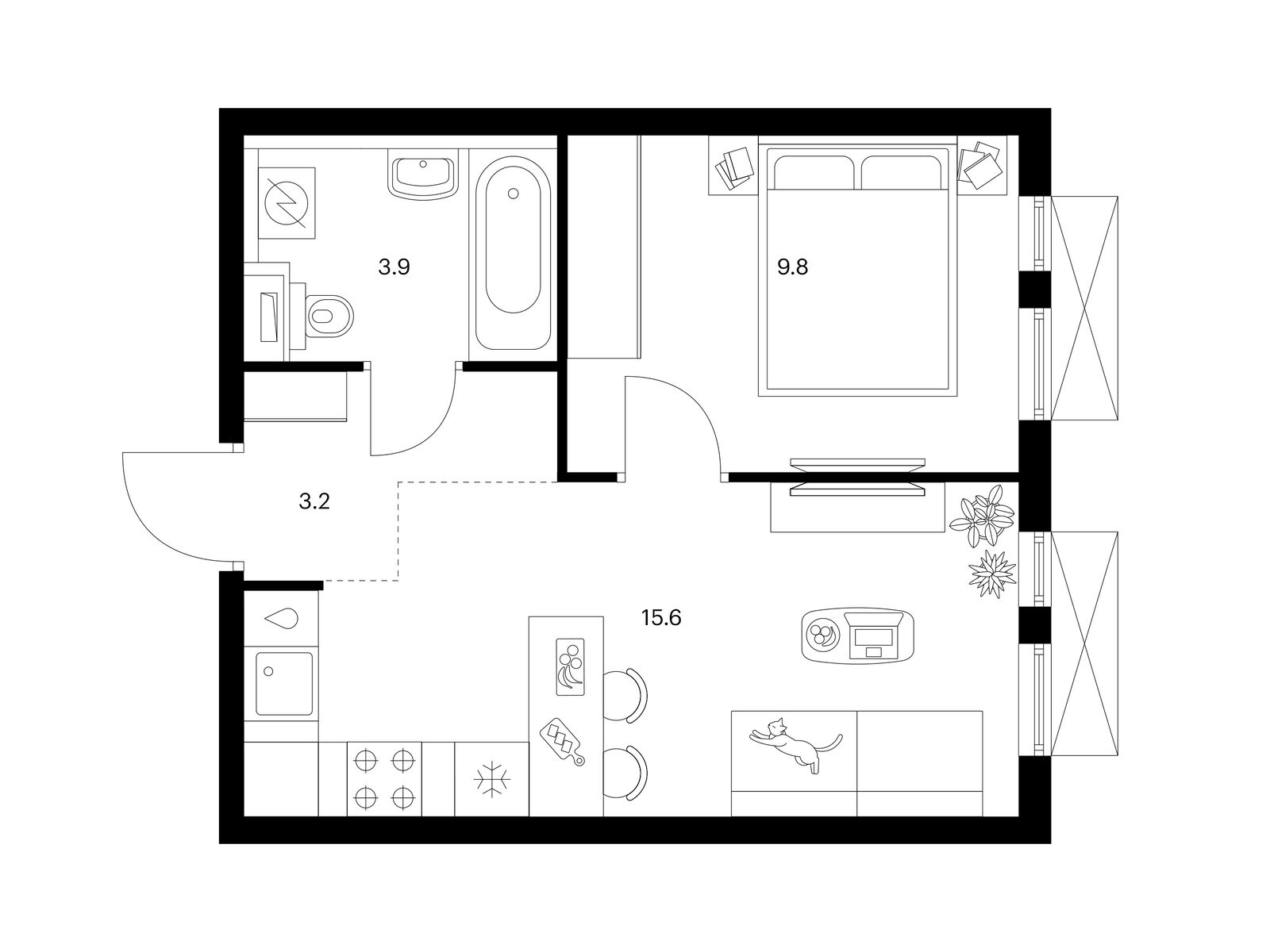 Продажа 1-комн квартиры в новостройке , п. Московский, д. Саларьево, корп. 20 Продажа 1-комн квартиры в новостройке , п. Московский, д. Саларьево, корп. 20