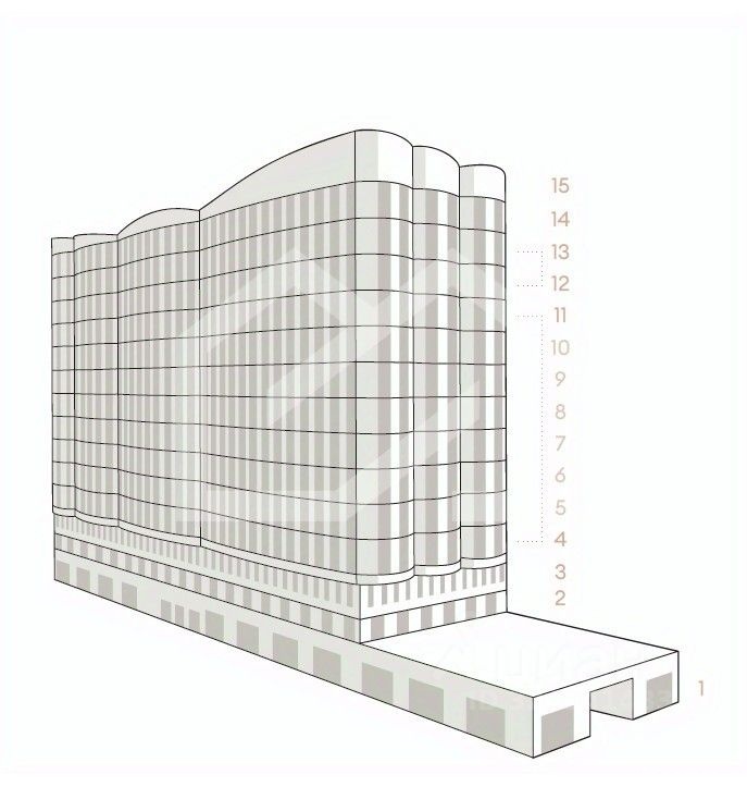 Продажа офиса Озёрная улица,  д. 44А