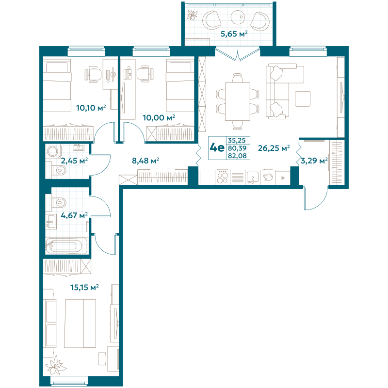Продажа 3-комн квартиры в новостройке Москва г., Новоостаповская ул.,  к. Flow