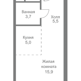 Продажа студии Москва г., Сколковское ш.,  к. 4