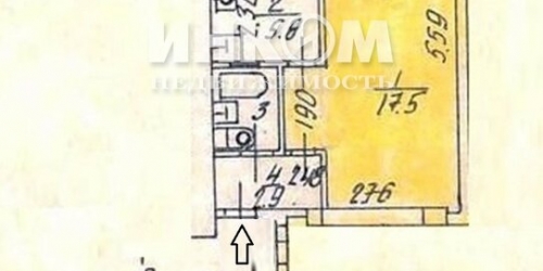 1-комн квартира Кожуховская 6-я ул,  д. 23