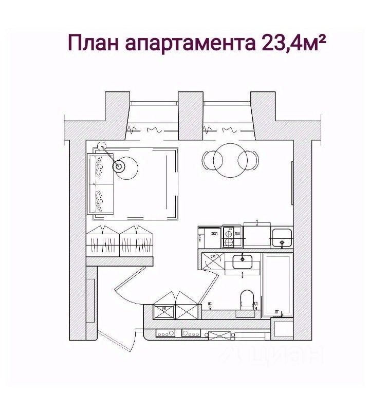 Продажа студии Серебристый бульвар, 18К1