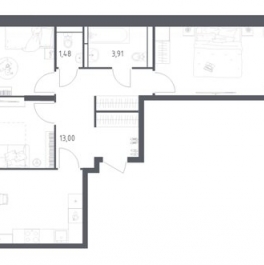 Продажа 3-комн квартиры на вторичном рынке ул Любучанская,  д. 2,  к. 1