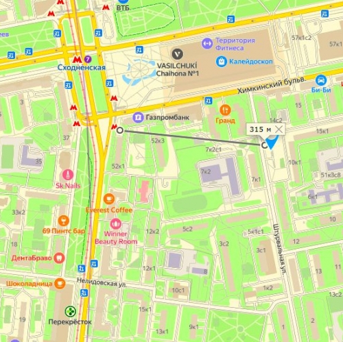 Гараж/парковка Штурвальная улица,  д. 8