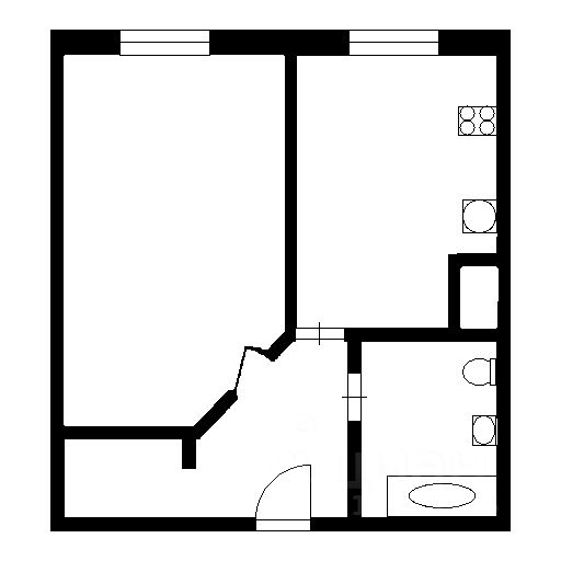 Аренда 1-комн квартиры на вторичном рынке пос. Парголово, улица Николая Рубцова, 11к1