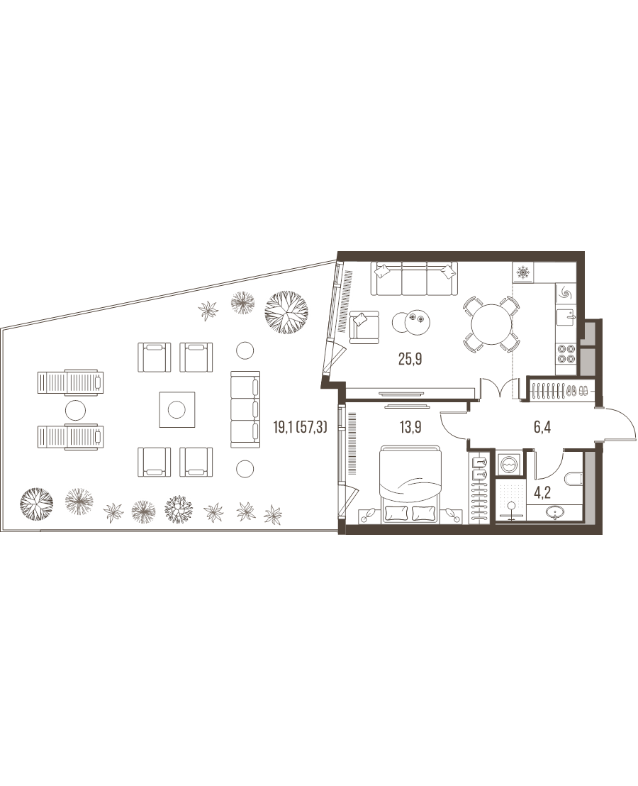 Продажа 1-комн квартиры в новостройке Москва г., Летниковская ул.,  к. 2