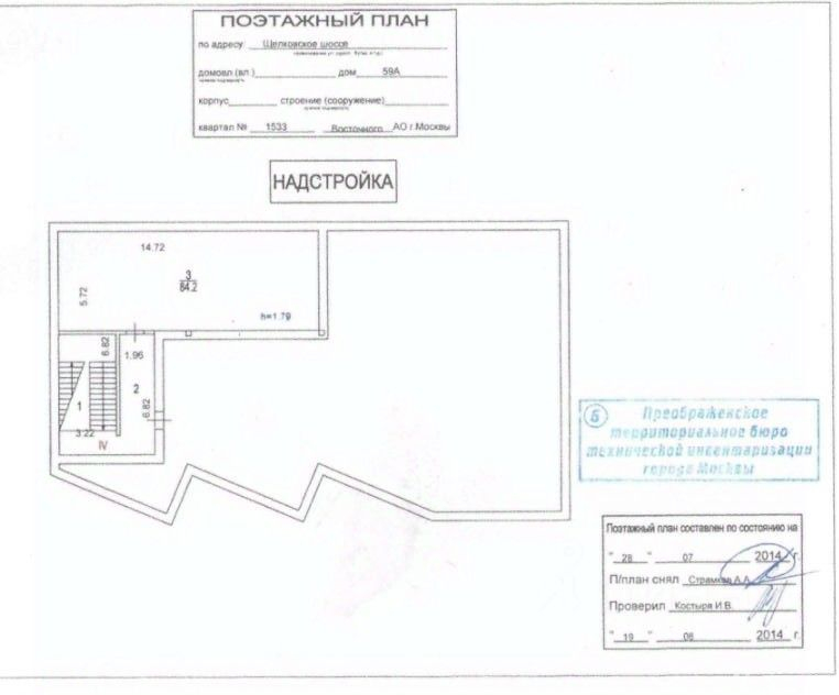 Продажа отдельного здания Щелковское ш,  д. 59А
