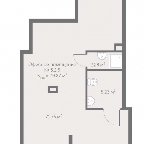 Помещение свободного назначения Октябрьская набережная,  д. 40,  к. лит АВ
