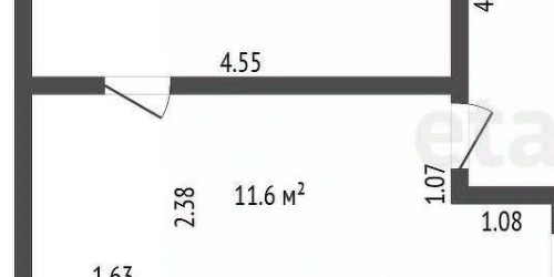 2-комн квартира улица Щербакова, 27к1
