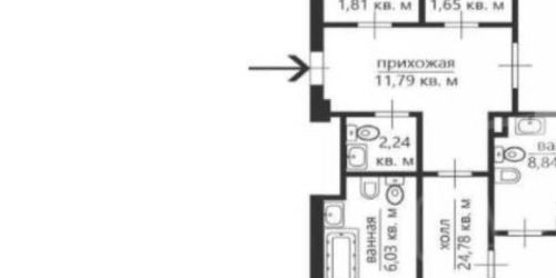 5-комн квартира переулок Хилков, 1