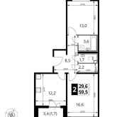 Продажа квартир в ЖК Люберцы г., Проектируемый проезд № 4037,  к. 4.1