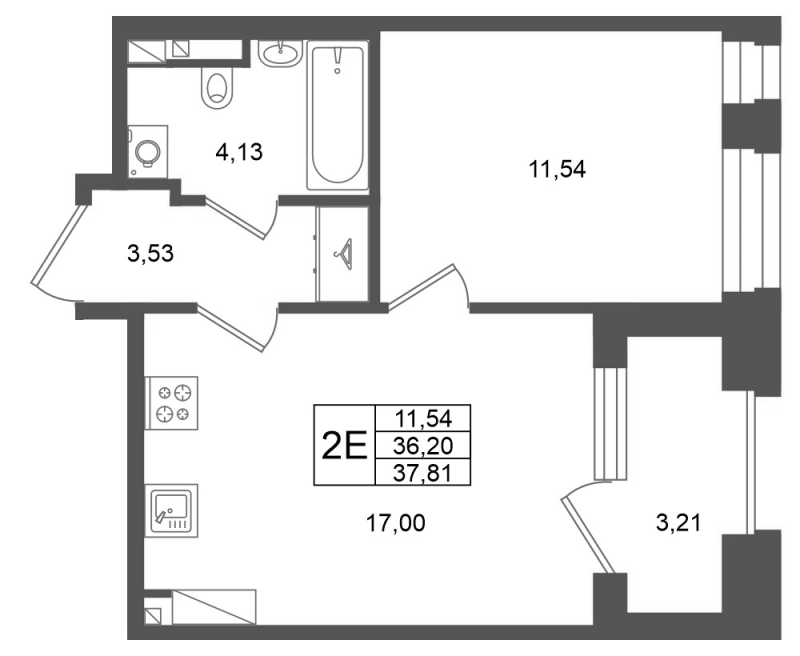 Продажа 1-комн квартиры в новостройке Санкт-Петербург г., 26-я линия В.О.,  к. 1