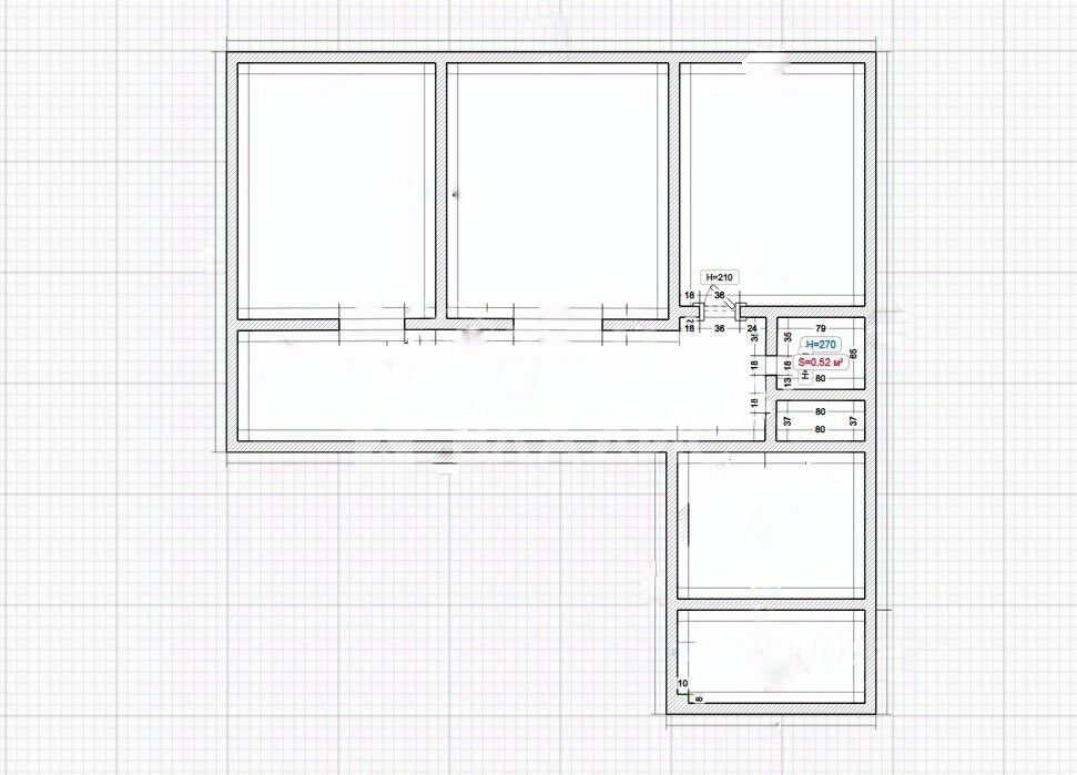 Продажа 3-комн квартиры на вторичном рынке Биокомбината пгт, 27