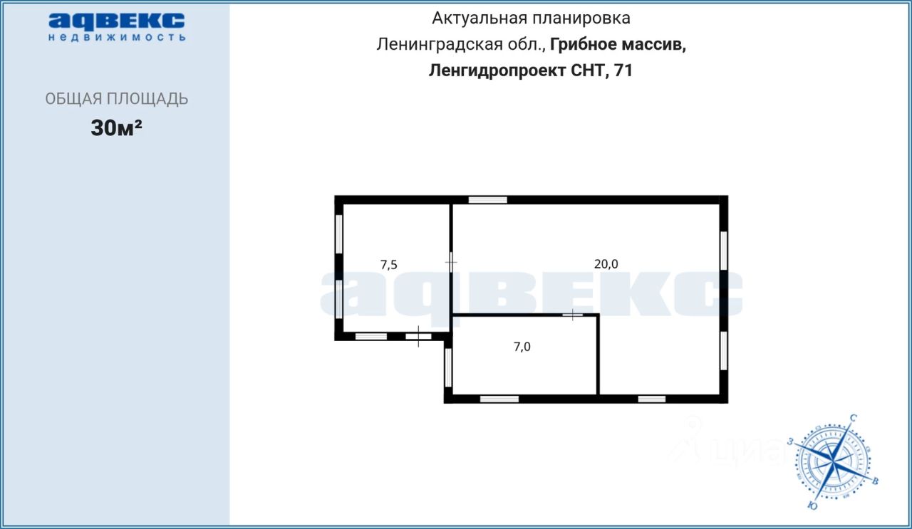Продажа дома Грибное садоводческий массив, Ленгидропроект СНТ, улица Бурейская, 145