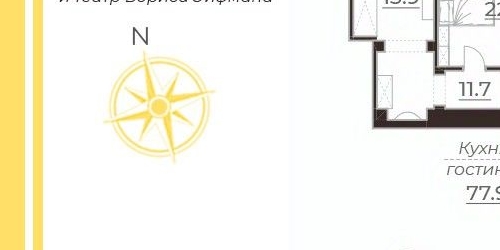 5-комн квартира проспект Добролюбова, 19