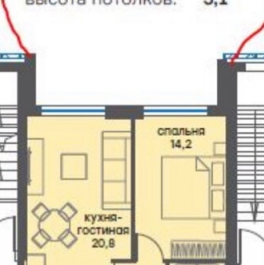 Продажа 1-комн квартиры на вторичном рынке улица Василия Ланового,  д. 5