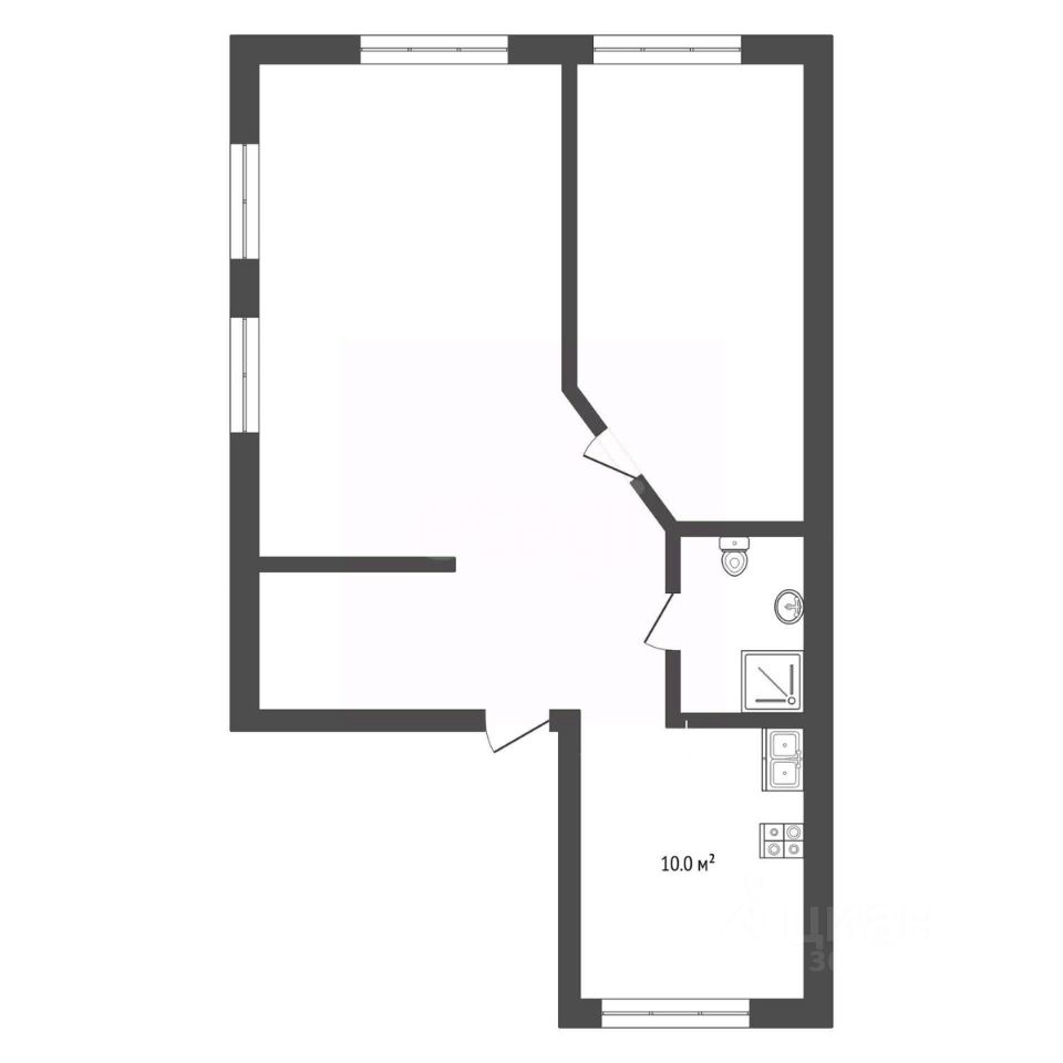Продажа 2-комн квартиры на вторичном рынке Солнечногорск, улица Крылова, 4
