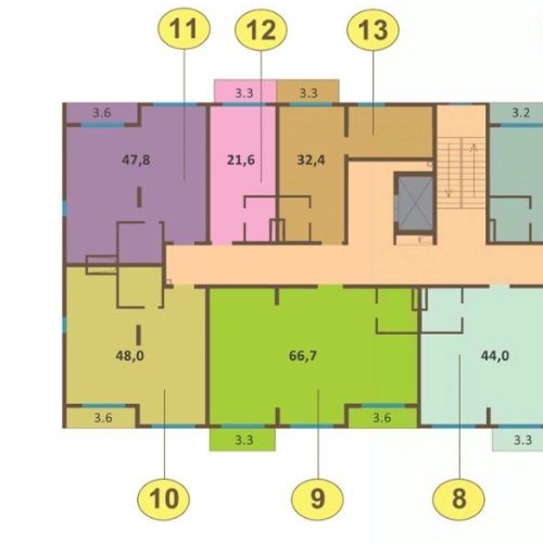2-комн квартира Видное, Белокаменное шоссе, 5Вк1