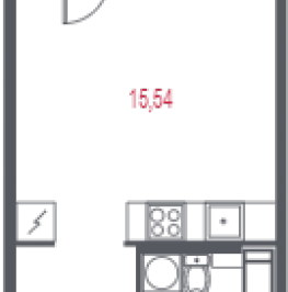 Продажа студии Пушкин г., 1-я линия, территория Лесное,  к. 1.2