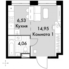 Продажа 1-комн квартиры в новостройке Внуковская Б. ул, д. вл8 Продажа 1-комн квартиры в новостройке Внуковская Б. ул, д. вл8