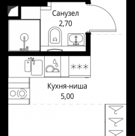 Продажа студии Москва г., Верейская ул.,  к. SET.1.3