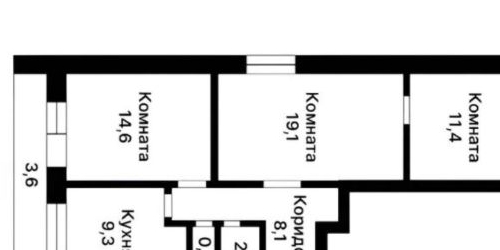 3-комн квартира Боровая улица, 10К2