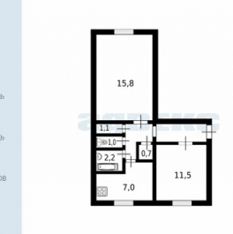 Продажа 2-комн квартиры на вторичном рынке улица Седова,  д. 146 литШ