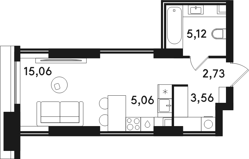 Продажа студии Москва г., Сокольнический Вал ул.,  к. 2