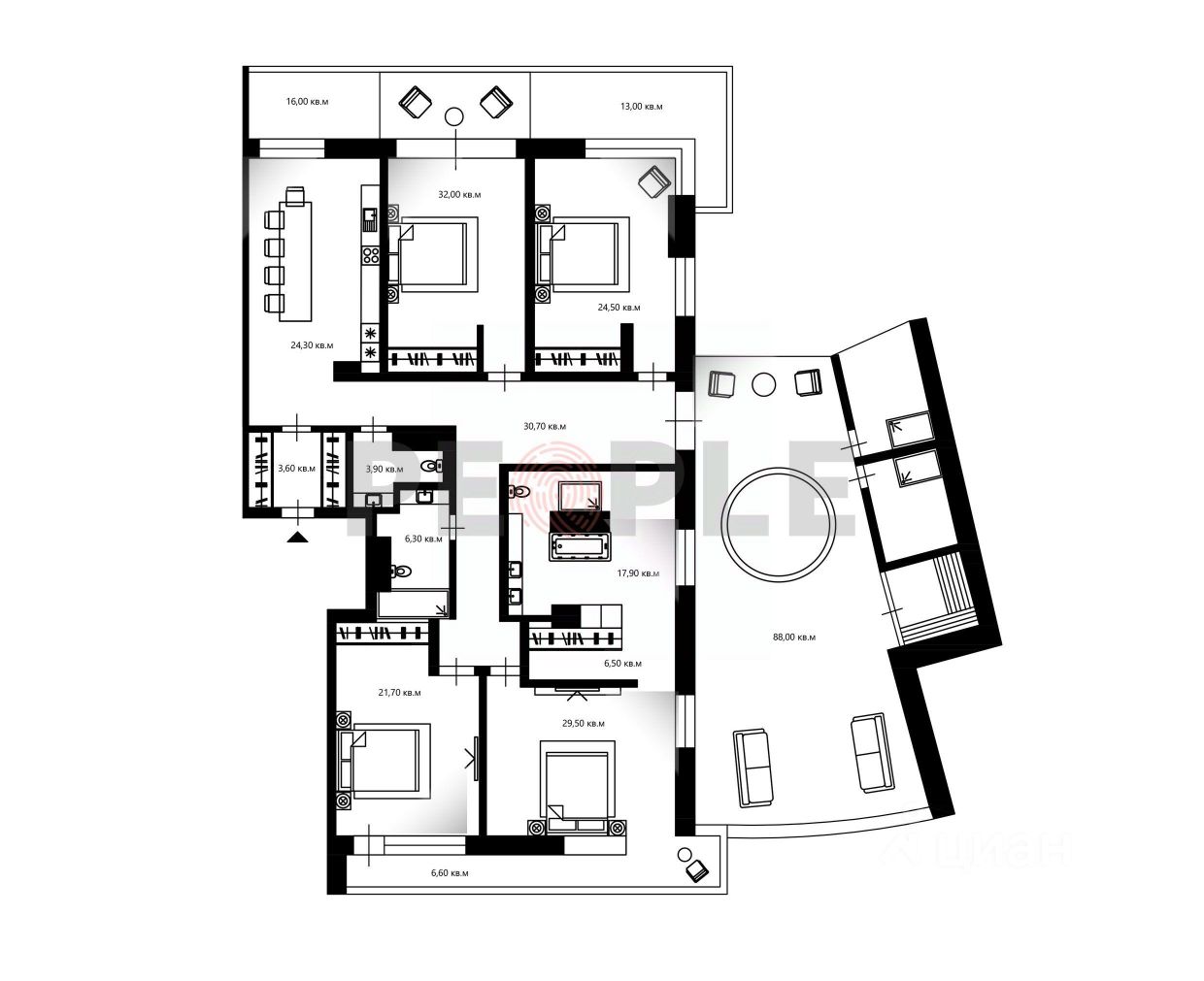 Продажа 3-комн квартиры на вторичном рынке Минская улица, 2Вк6