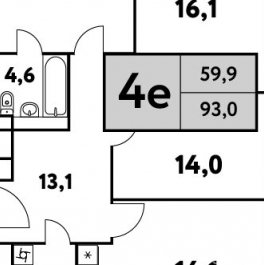Продажа 4-комн квартиры на вторичном рынке Фестивальная ул,  д. 15 к6