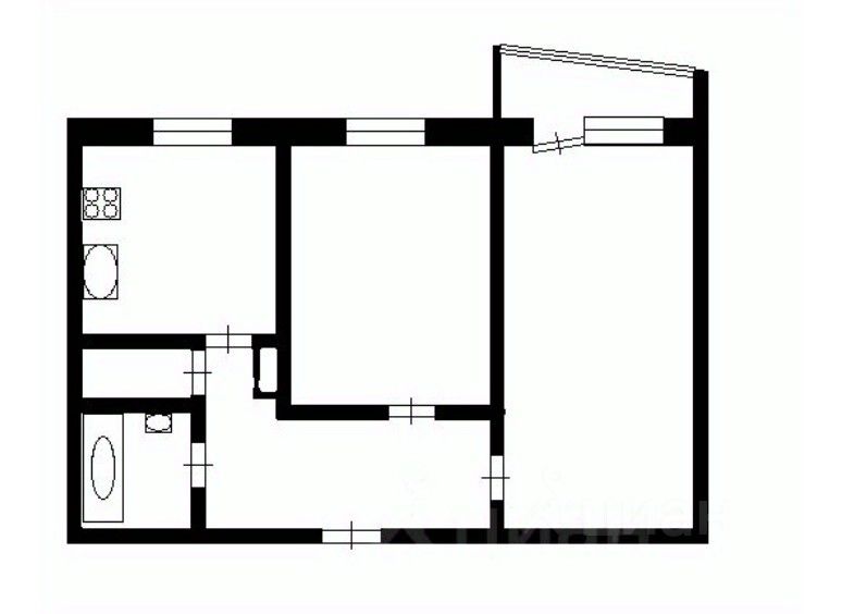 Продажа 2-комн квартиры на вторичном рынке улица Сокольнический Вал, 40