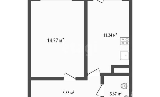 Продажа 1-комн квартиры на вторичном рынке Мурино г, Петровский б-р