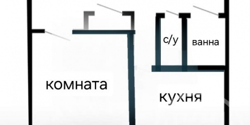 1-комн квартира Сертолово г., Молодежная ул. ,  д. 1