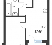 Продать Квартиры в новостройке Новоселье п., Центральная ул.   3.4-1