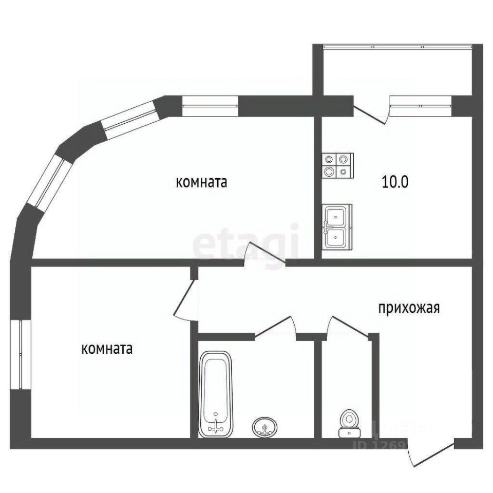 Продажа 2-комн квартиры на вторичном рынке Ленинградское шоссе, 108