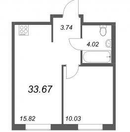 Продажа 1-комн квартиры в новостройке Бугры п., к. 3.11 Продажа 1-комн квартиры в новостройке Бугры п., к. 3.11