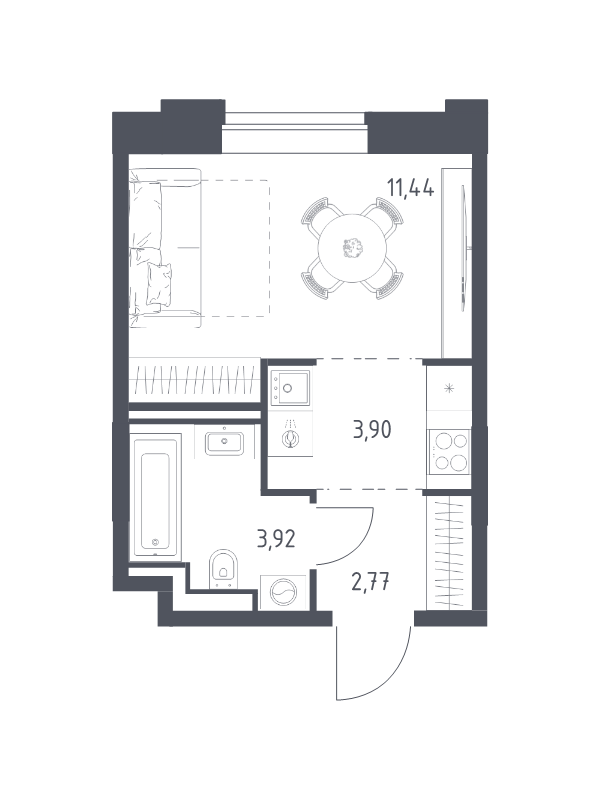 Продажа студии Верейская ул,  к. 4.1