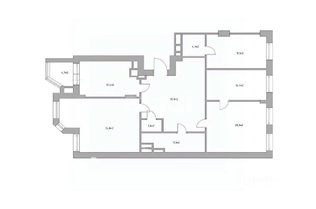 Продажа 4-комн квартиры на вторичном рынке Ломоносовский проспект, 25к5