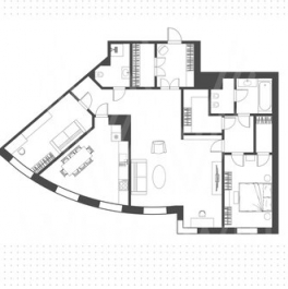 Продажа 3-комн квартиры на вторичном рынке Новопесковский М. пер,  д. 8