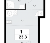 Продать Квартиры в новостройке Сосенское пос., Куприна пр-кт   9.1