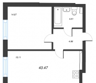 Продажа квартир в ЖК Кронштадт г., Цитадельское ш.,  к. 2