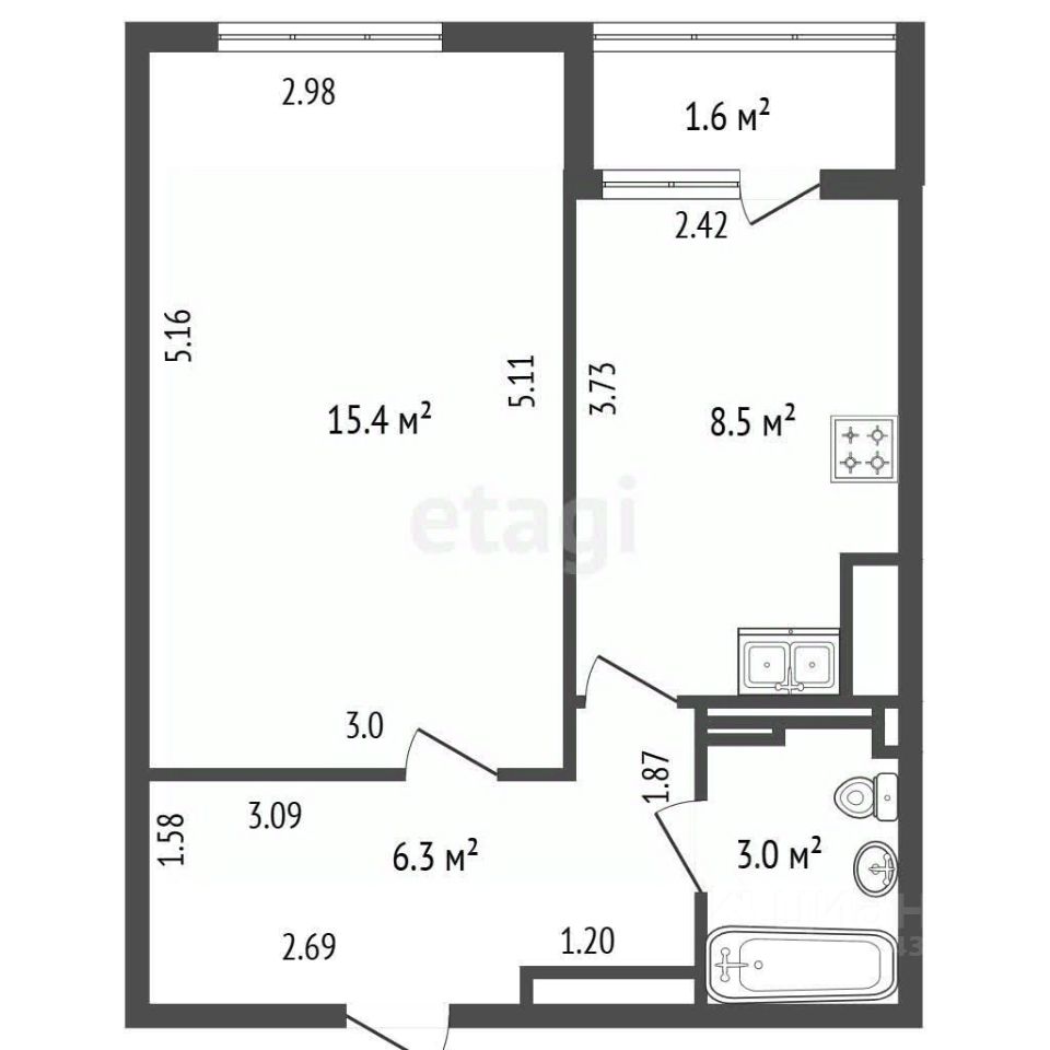 Продажа 1-комн квартиры на вторичном рынке Туристская улица, 23к1