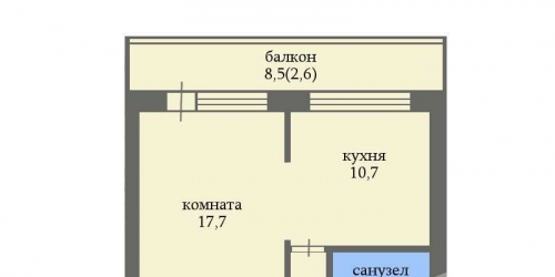 1-комн квартира Замшина ул. ,  д. 31,  к. 4
