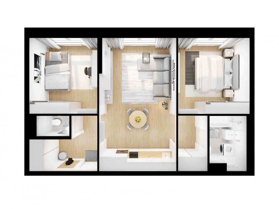 Продажа 2-комн квартиры в новостройке Кавказский б-р, вл. 51, корп.1.5