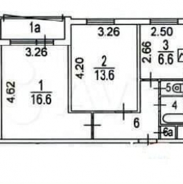 Аренда 2-комн квартиры на вторичном рынке ул Мурановская,  д. 19